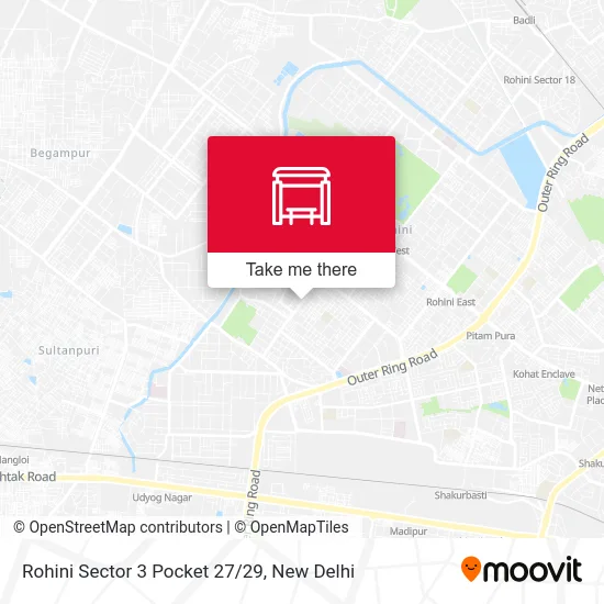 Rohini Sector 3 Pocket 27/29 map