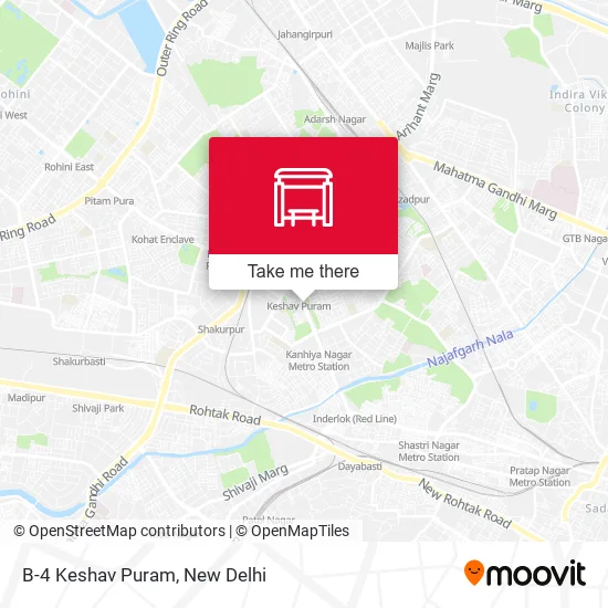 B-4 Keshav Puram map