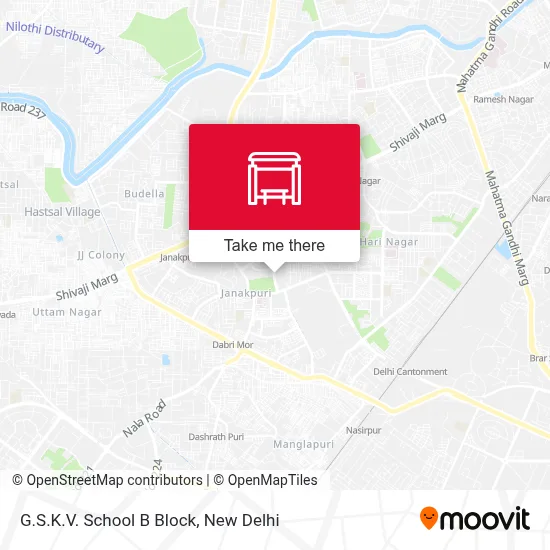 G.S.K.V.School B Block map