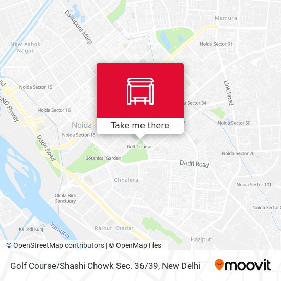 Golf Course / Shashi Chowk Sec. 36 / 39 map