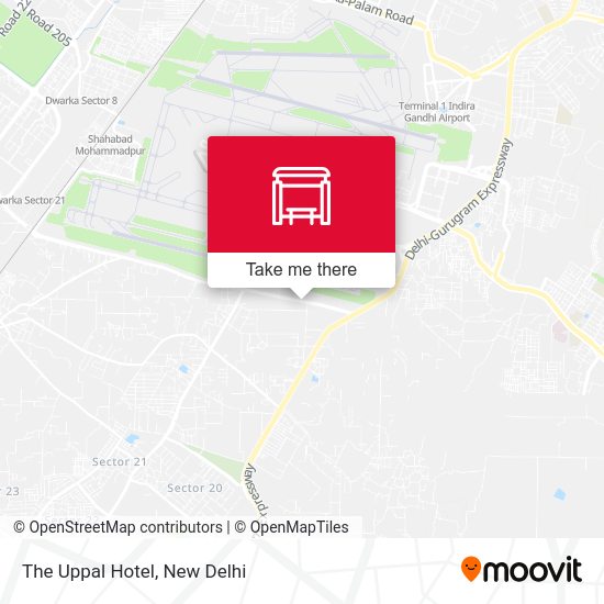 The Uppal Hotel map