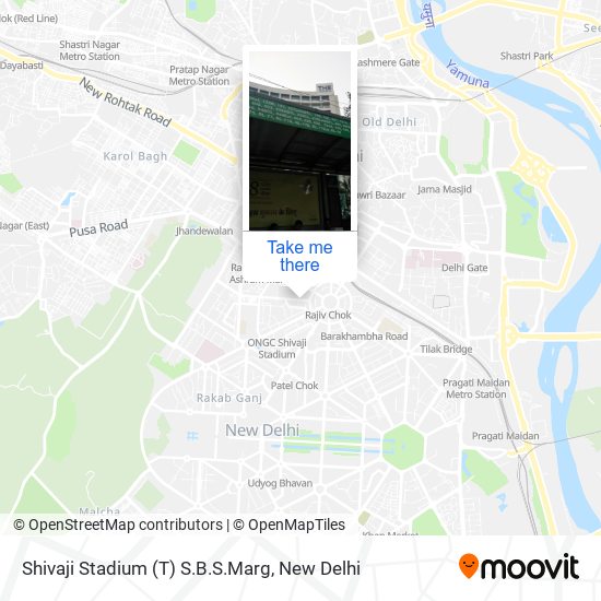 Shivaji Stadium (T) S.B.S.Marg map