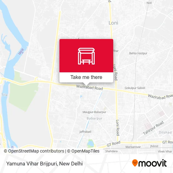 Yamuna Vihar Brijpuri map