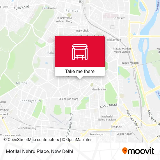 Motilal Nehru Place map