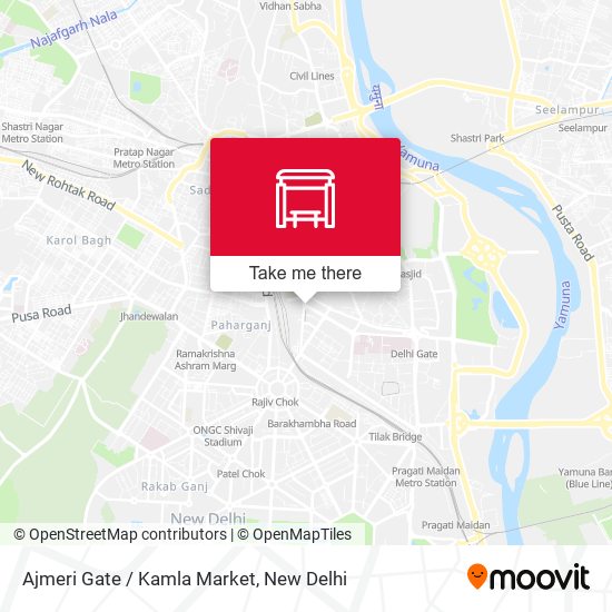 Ajmeri Gate / Kamla Market map