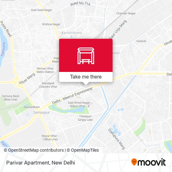 Parivar Apartment map