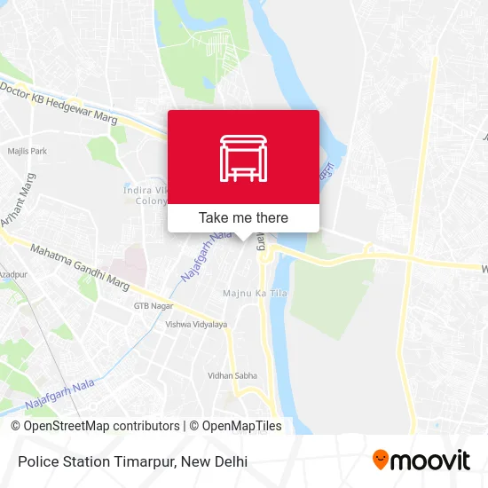 Police Station Timarpur map