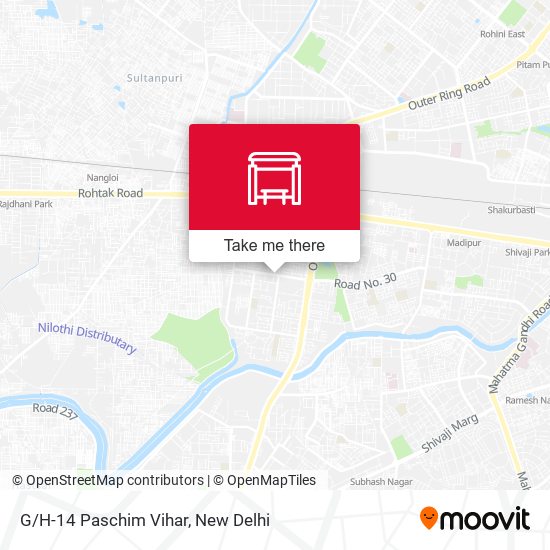 G/H-14 Paschim Vihar map