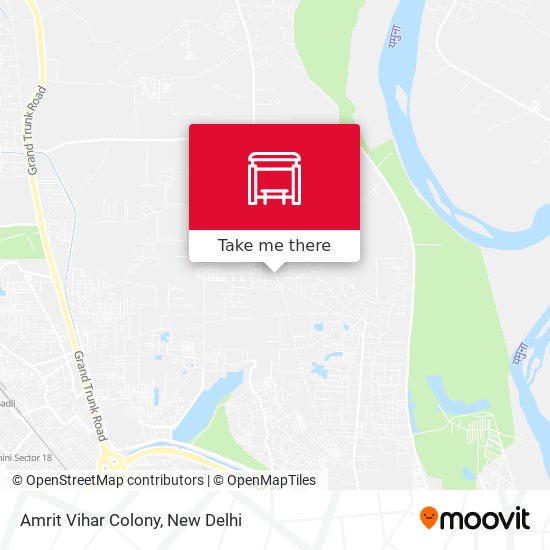 Amrit Vihar Colony map