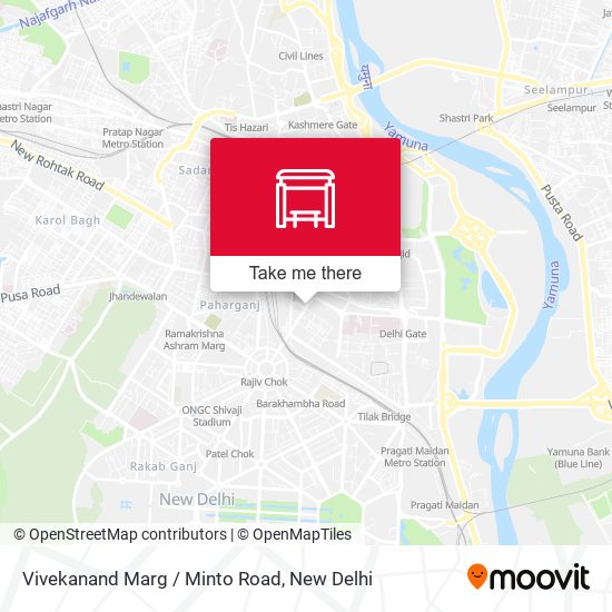 Vivekanand Marg / Minto Road map