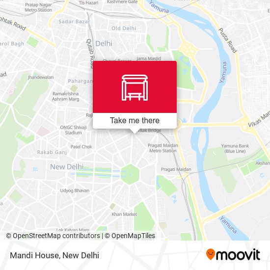 Mandi House map