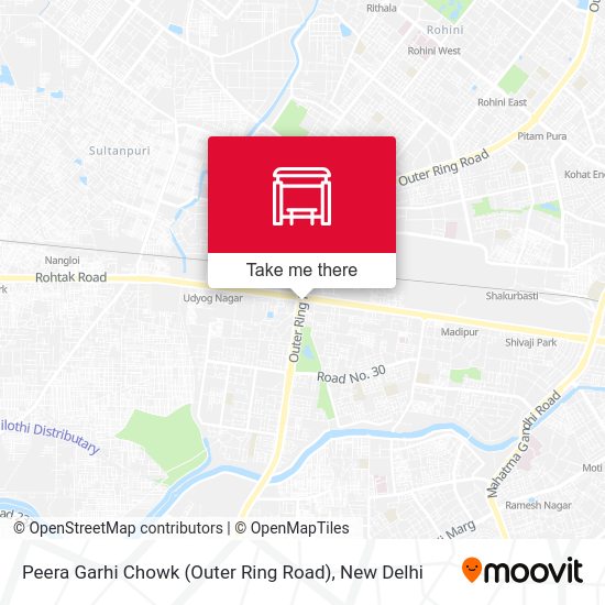 Peera Garhi Chowk (Outer Ring Road) map