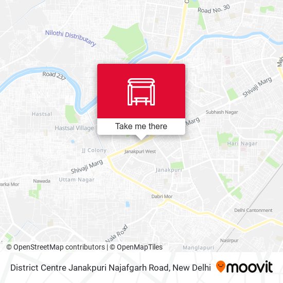 District Centre Janakpuri Najafgarh Road map