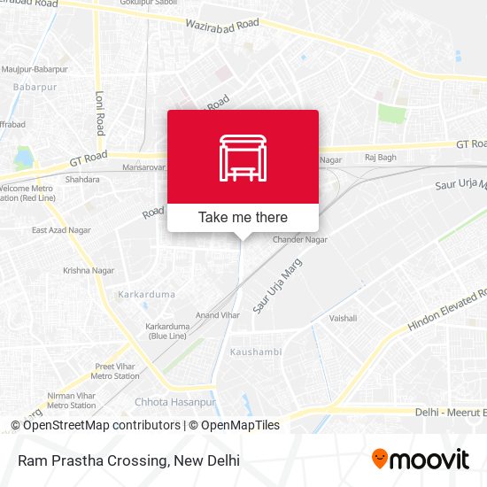 Ram Prastha Crossing map