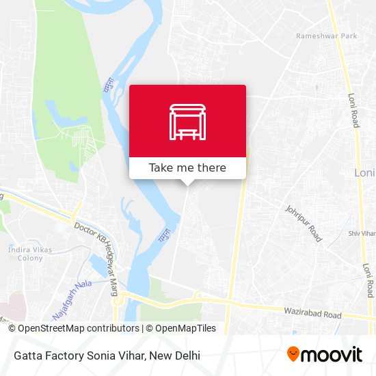 Gatta Factory Sonia Vihar map