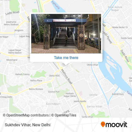 Sukhdev Vihar map