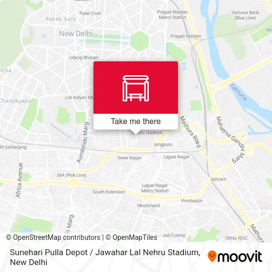 Sunehari Pulla Depot / Jawahar Lal Nehru Stadium map