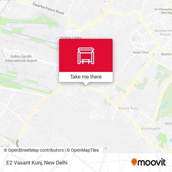 E2 Vasant Kunj map