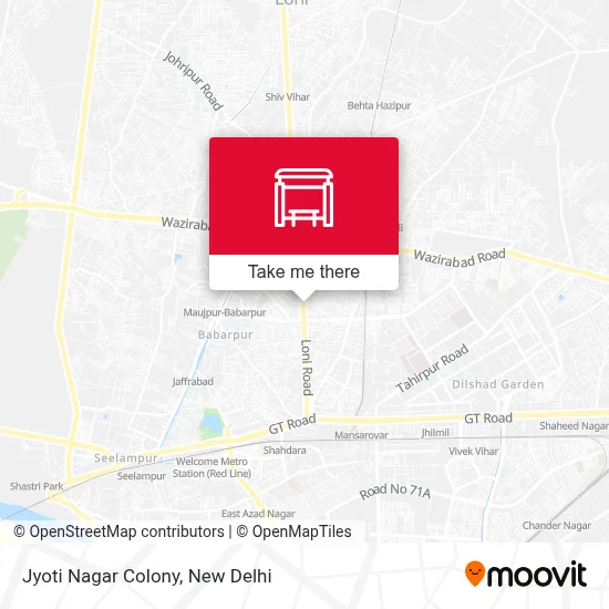 Jyoti Nagar Colony map