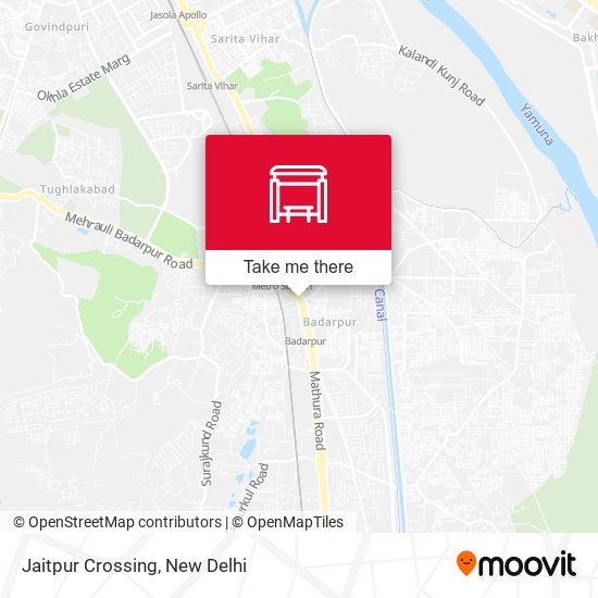 Jaitpur Crossing map