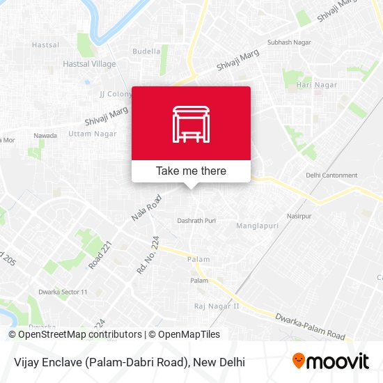 Vijay Enclave (Palam-Dabri Road) map