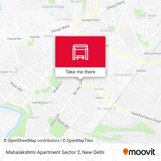 Mahalakshmi Apartment Sector 2 map