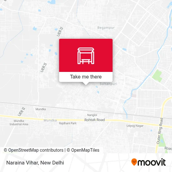 Naraina Vihar map