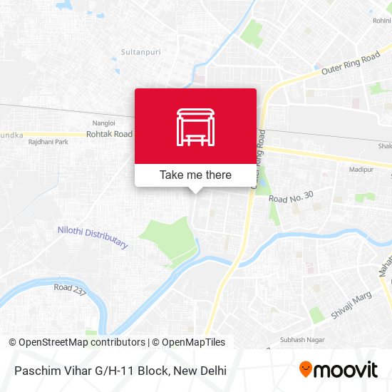Paschim Vihar G/H-11 Block map
