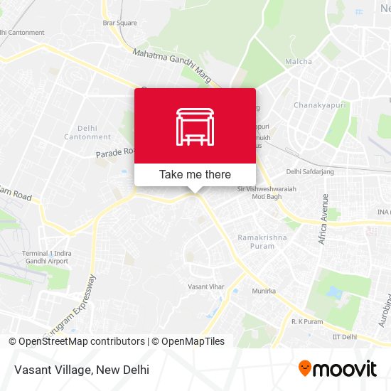 Vasant Village map