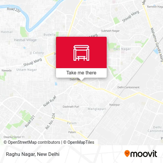 Raghu Nagar map