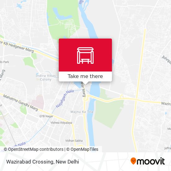 Wazirabad Crossing map