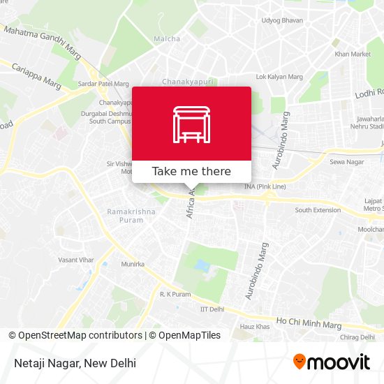 Netaji Nagar map