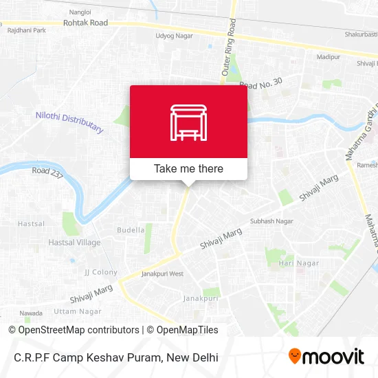 C.R.P.F Camp Keshav Puram map