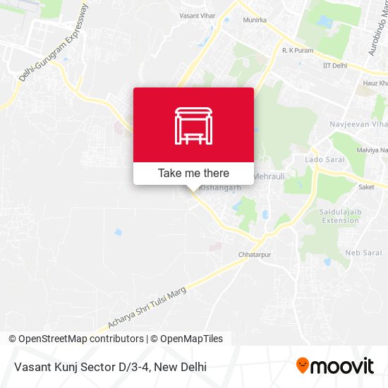 Vasant Kunj Sector D/3-4 map