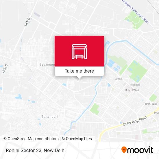 Rohini Sector 23 map