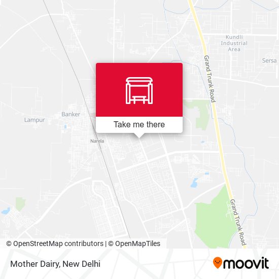 Mother Dairy map