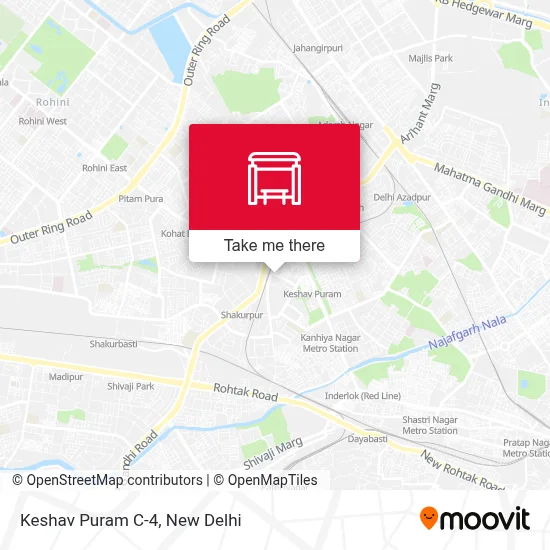 Keshav Puram C-4 map