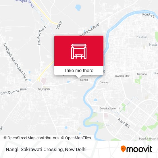 Nangli Sakrawati Crossing map
