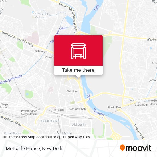 Metcalfe House map