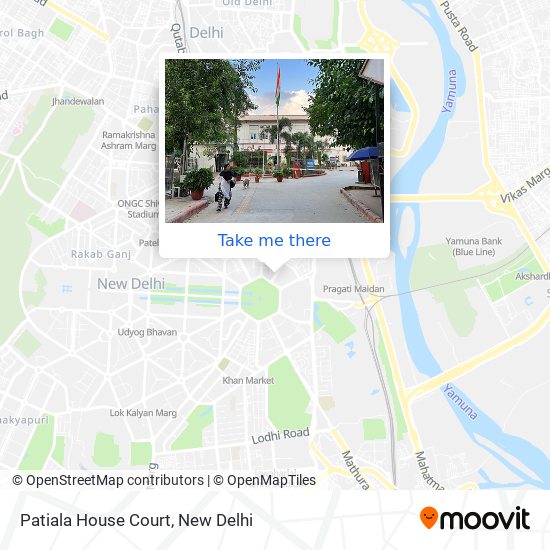 Patiala House Court map