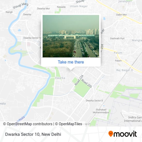 Dwarka Sector 10 map