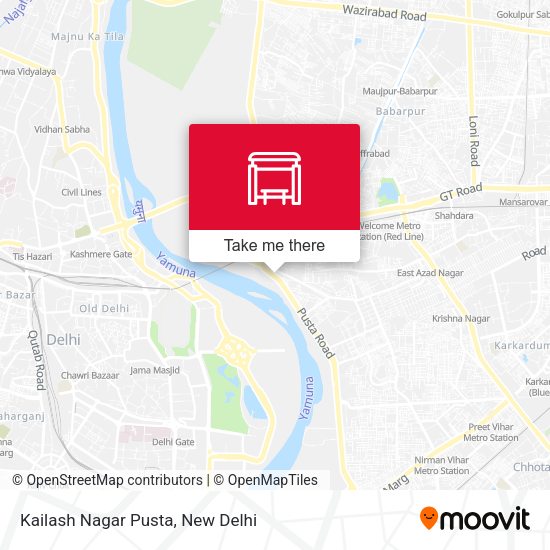 Kailash Nagar Pusta map