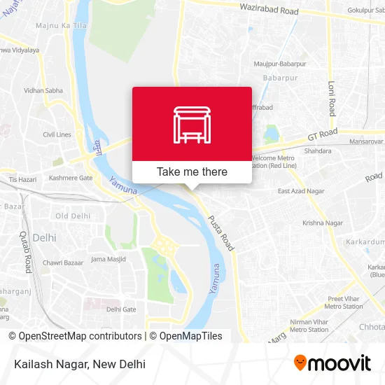 Kailash Nagar Pusta map