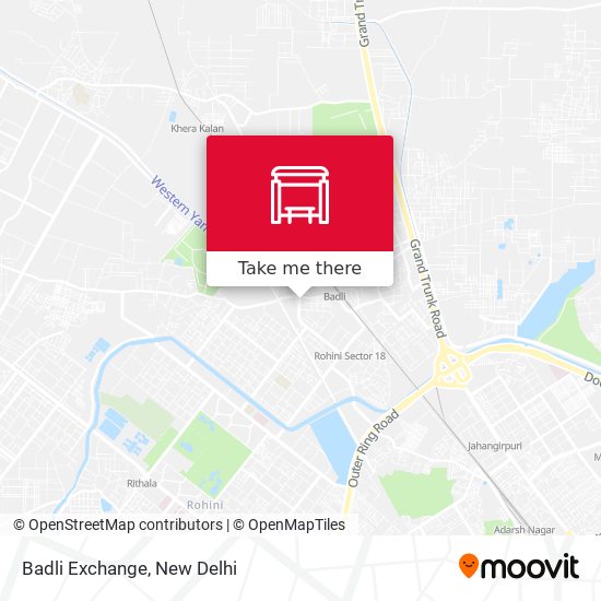 Badli Exchange map