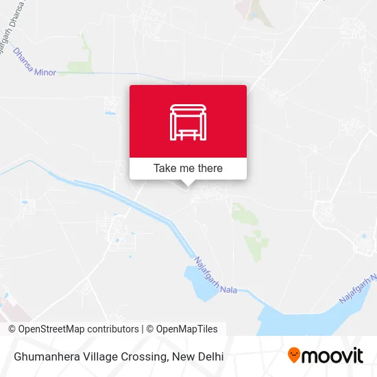 Ghumanhera Village Crossing map