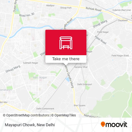 Mayapuri Chowk map