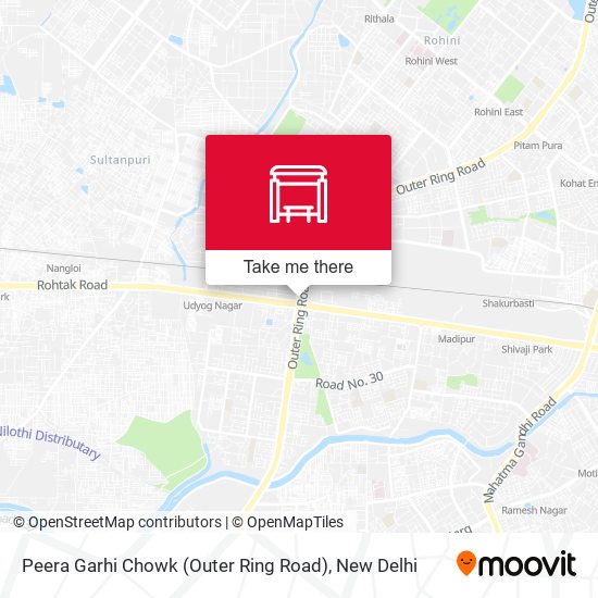 Peera Garhi Chowk (Outer Ring Road) map