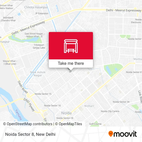 Noida Sector 8 map