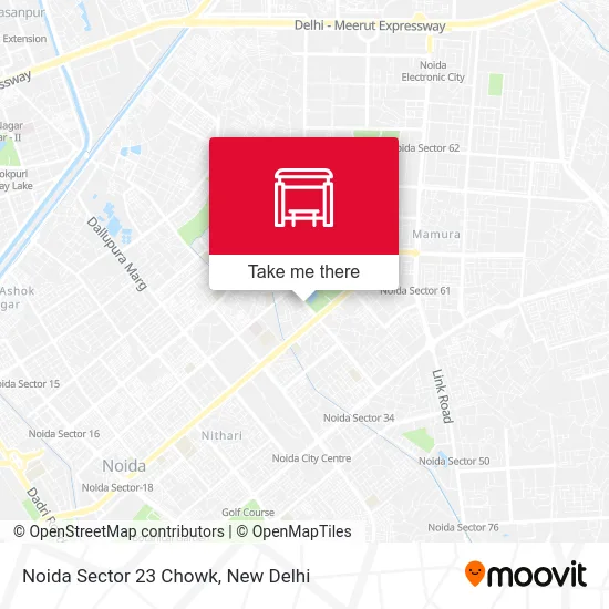 Noida Sector 23 Chowk map