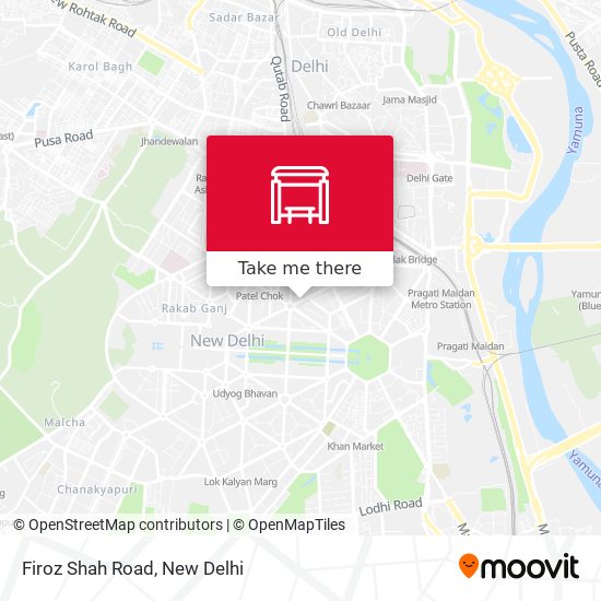 Firoz Shah Road map